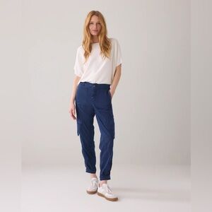 SUMMUM - PANTALON 4 S 2707 Blue Cargo